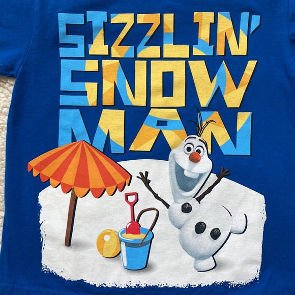 *NWOT* Disney Frozen Kids Short Sleeve Tee - Picture 9 of 9
